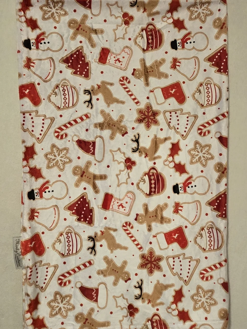 Minky Couture Holiday Themed Pillow Case, 20x30, Queen Size, Soft And Clean